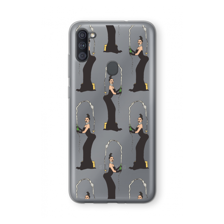 Pop Some Kim: Samsung Galaxy A11 Transparant Hoesje
