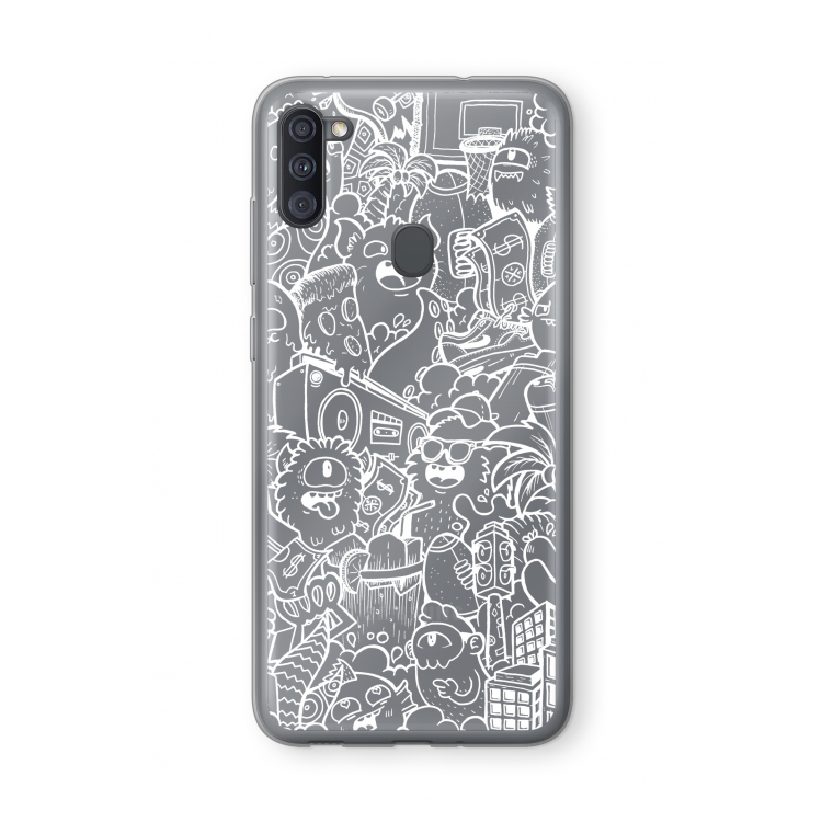Vexx City #2: Samsung Galaxy A11 Transparant Hoesje