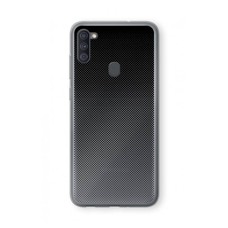 Musketon Halftone: Samsung Galaxy A11 Transparant Hoesje