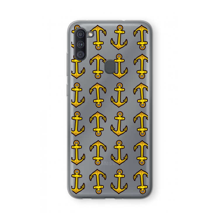 Musketon Anchor: Samsung Galaxy A11 Transparant Hoesje