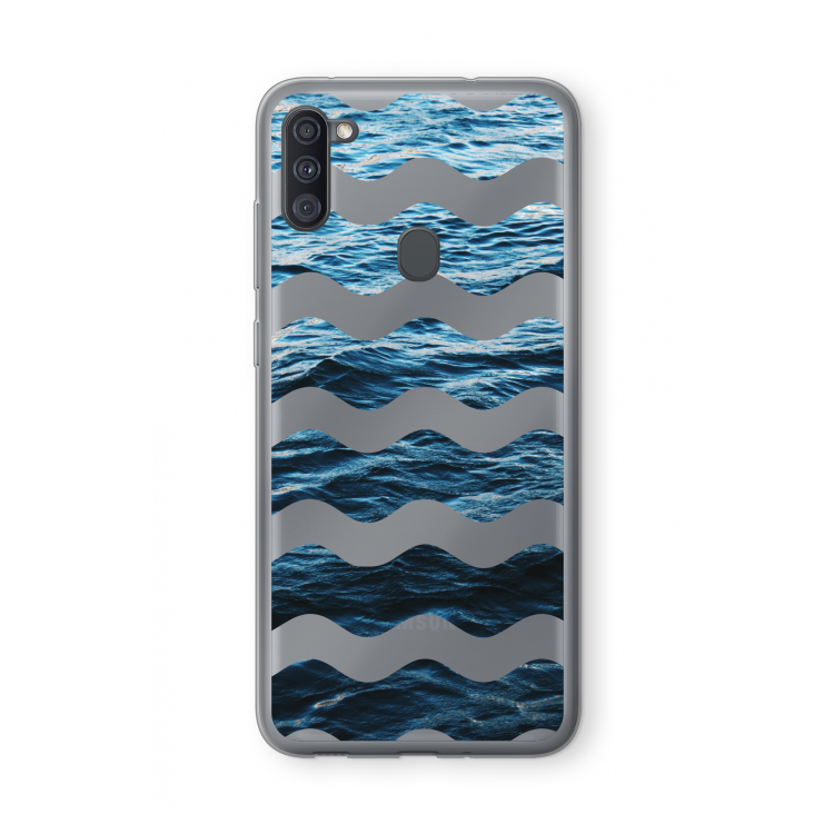 Oceaan: Samsung Galaxy A11 Transparant Hoesje