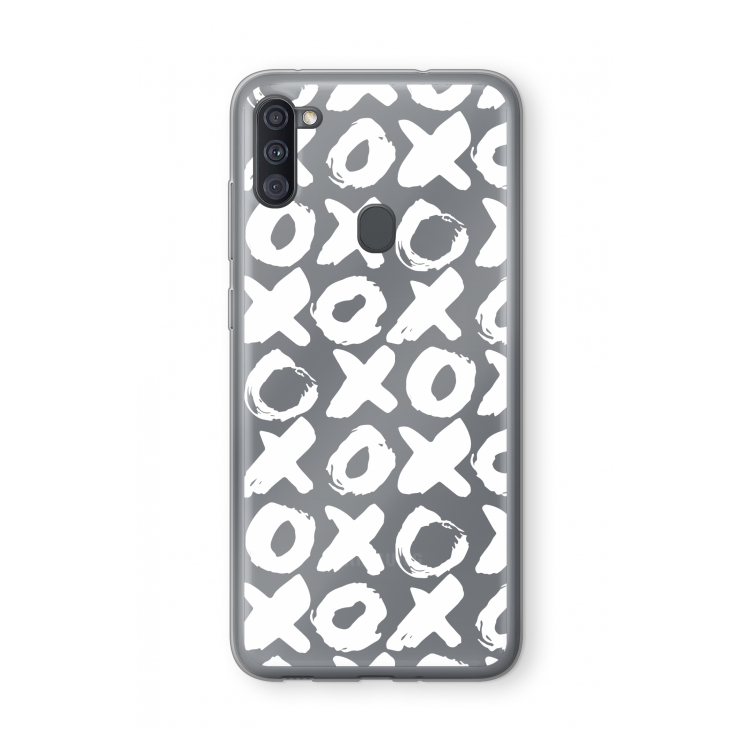 XOXO: Samsung Galaxy A11 Transparant Hoesje