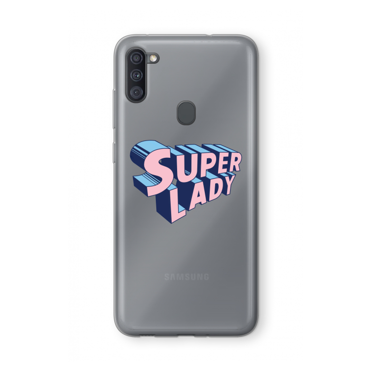 Superlady: Samsung Galaxy A11 Transparant Hoesje
