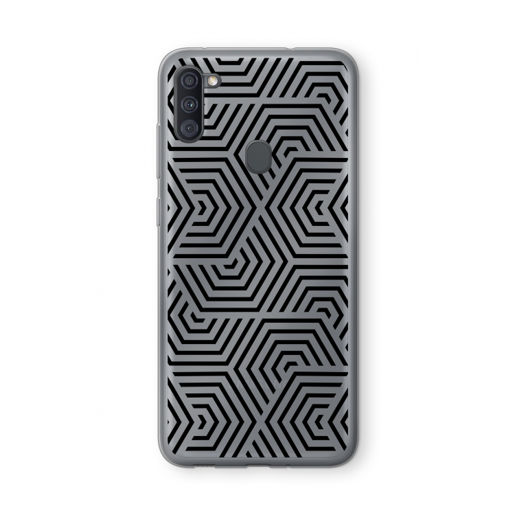 Magic pattern: Samsung Galaxy A11 Transparant Hoesje