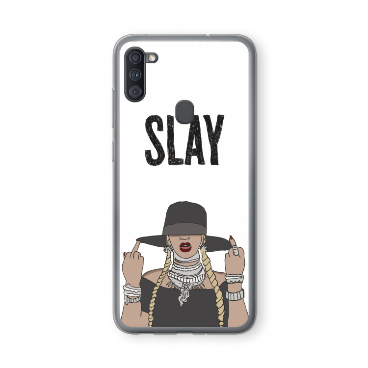 Slay All Day: Samsung Galaxy A11 Transparant Hoesje