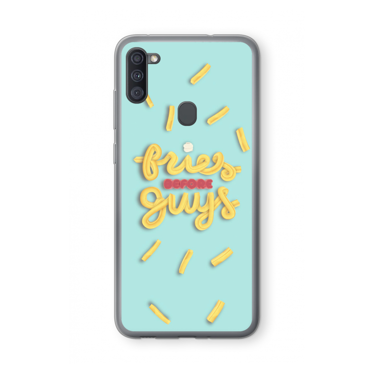 Always fries: Samsung Galaxy A11 Transparant Hoesje