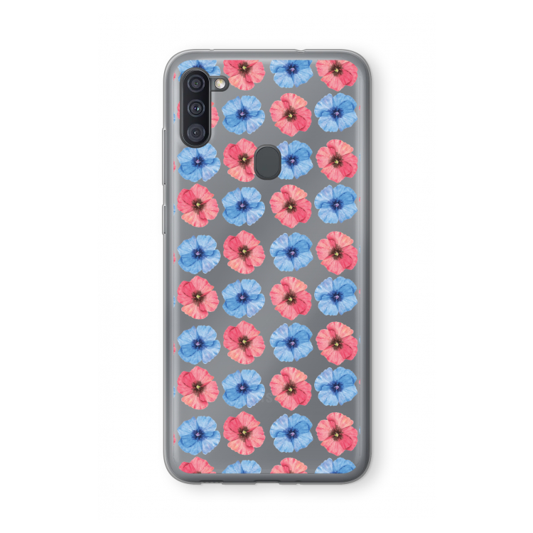 Klaproosjes: Samsung Galaxy A11 Transparant Hoesje