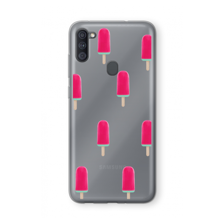 Waterijsje: Samsung Galaxy A11 Transparant Hoesje