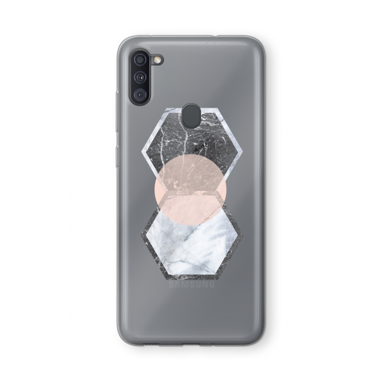 Creatieve toets: Samsung Galaxy A11 Transparant Hoesje
