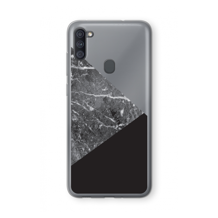 Combinatie marmer: Samsung Galaxy A11 Transparant Hoesje