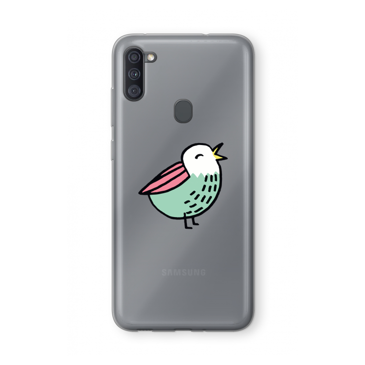 Birdy: Samsung Galaxy A11 Transparant Hoesje