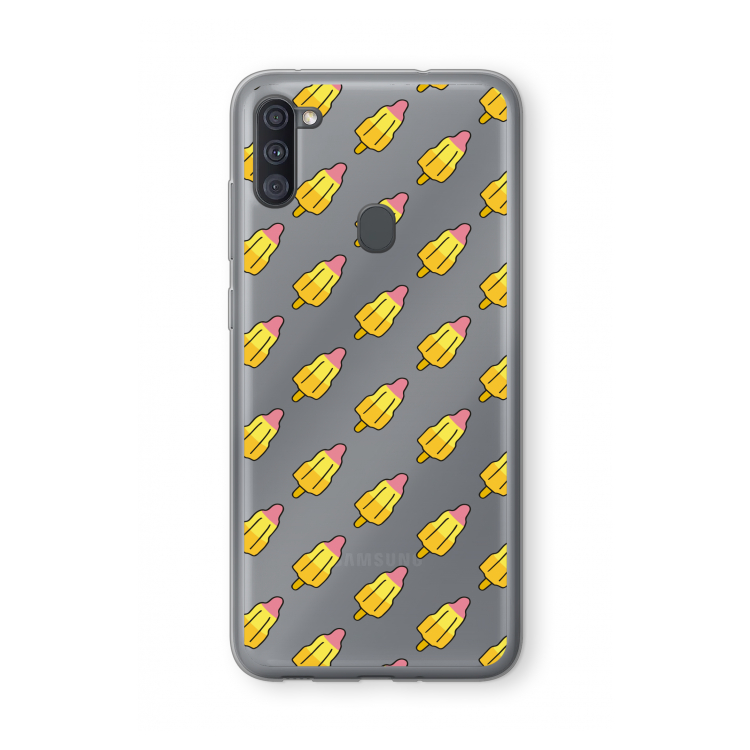 Waterijsjes: Samsung Galaxy A11 Transparant Hoesje