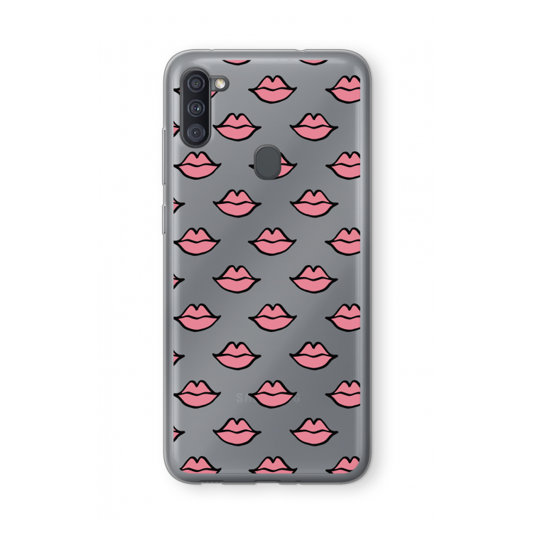 Lipjes: Samsung Galaxy A11 Transparant Hoesje