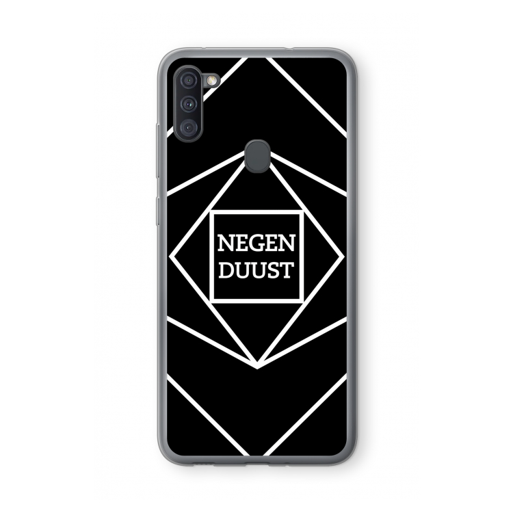 Negenduust geometrisch: Samsung Galaxy A11 Transparant Hoesje