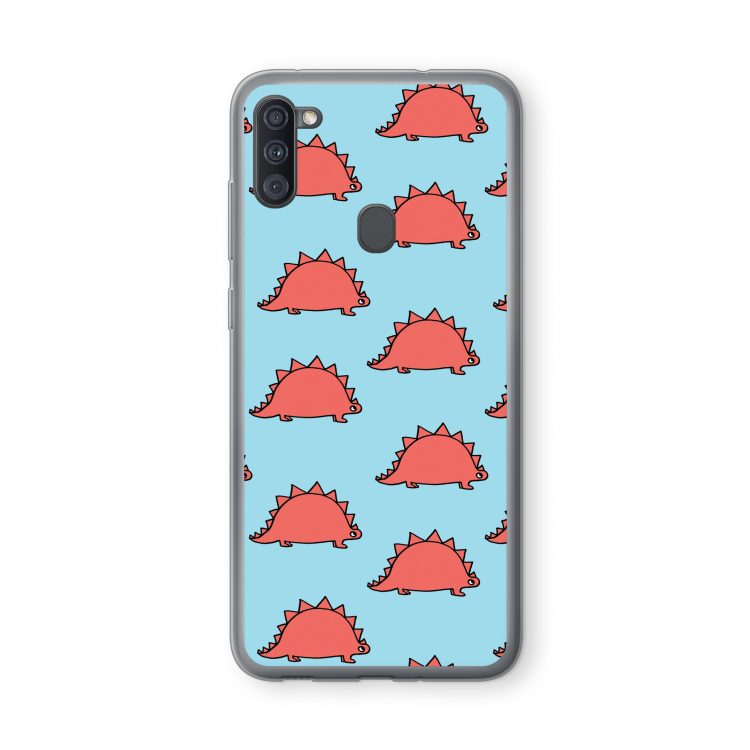 Dinosawrr: Samsung Galaxy A11 Transparant Hoesje