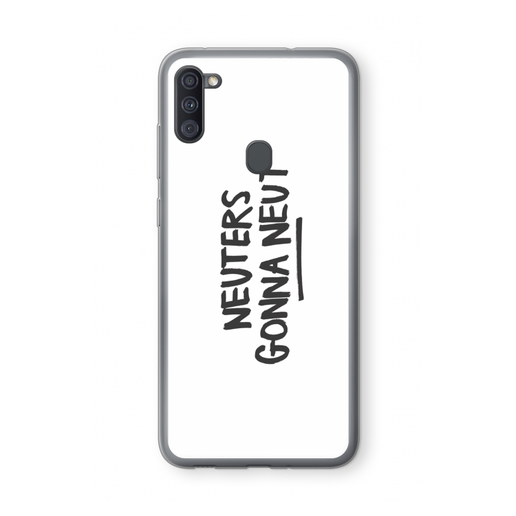 Neuters: Samsung Galaxy A11 Transparant Hoesje