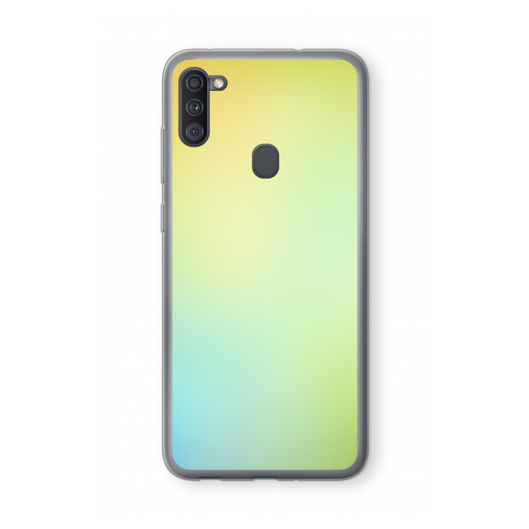 Minty mist pastel: Samsung Galaxy A11 Transparant Hoesje