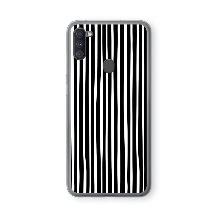 Stripes: Samsung Galaxy A11 Transparant Hoesje