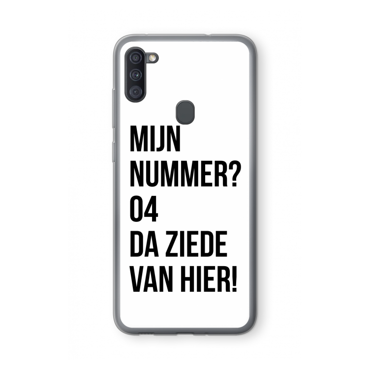 Da ziede van hier: Samsung Galaxy A11 Transparant Hoesje