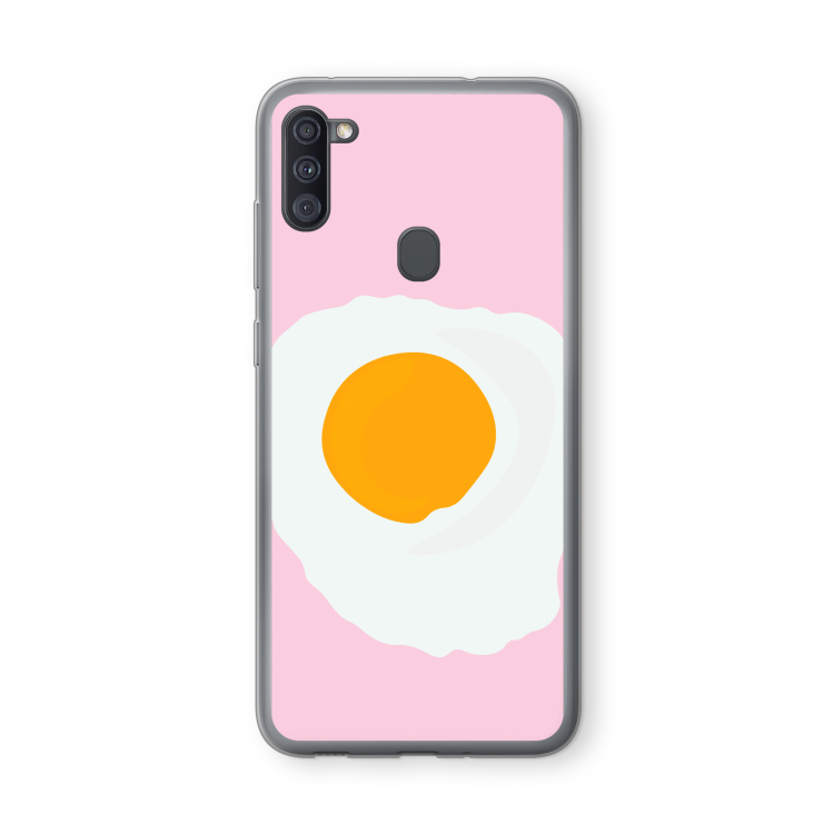 Sunny side up: Samsung Galaxy A11 Transparant Hoesje