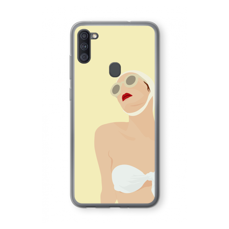 Summer: Samsung Galaxy A11 Transparant Hoesje