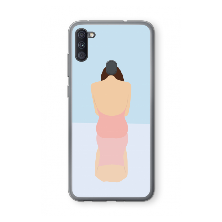 Mirror: Samsung Galaxy A11 Transparant Hoesje