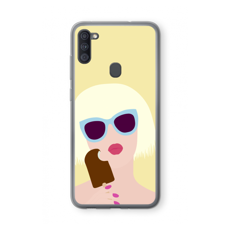 Ice cream: Samsung Galaxy A11 Transparant Hoesje