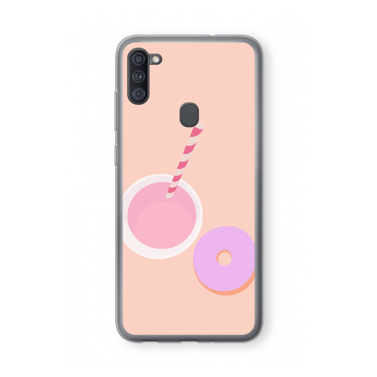 Donut: Samsung Galaxy A11 Transparant Hoesje