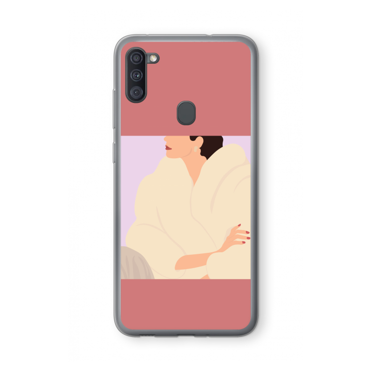 Cosy: Samsung Galaxy A11 Transparant Hoesje