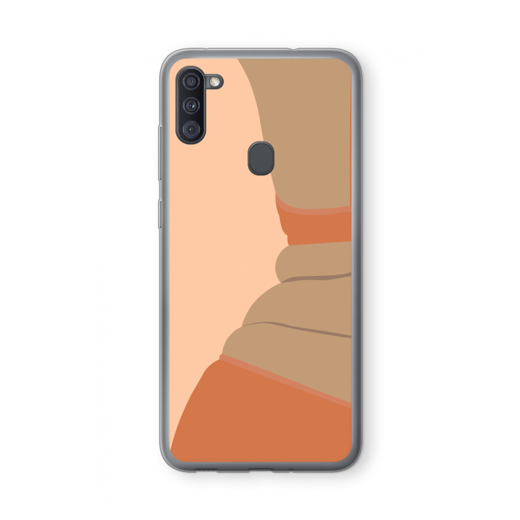 Bikini: Samsung Galaxy A11 Transparant Hoesje