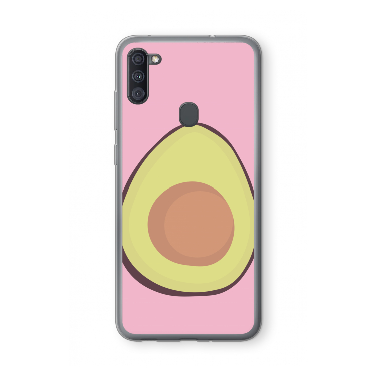 Avocado: Samsung Galaxy A11 Transparant Hoesje