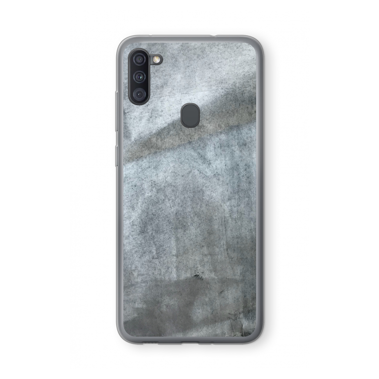 Grey Stone: Samsung Galaxy A11 Transparant Hoesje