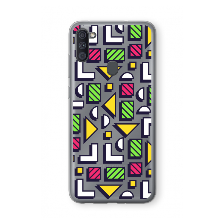 8-bit N°4: Samsung Galaxy A11 Transparant Hoesje