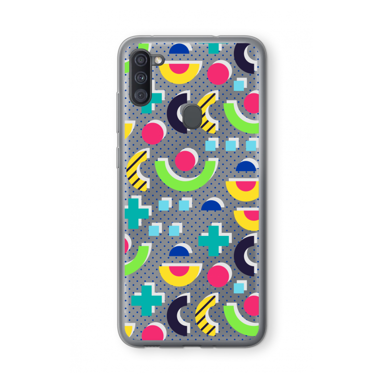 8-bit N°1: Samsung Galaxy A11 Transparant Hoesje