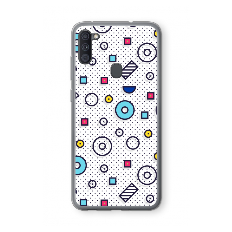8-bit N°9: Samsung Galaxy A11 Transparant Hoesje