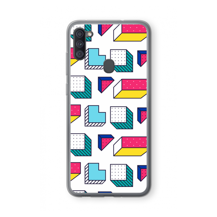 8-bit N°7: Samsung Galaxy A11 Transparant Hoesje