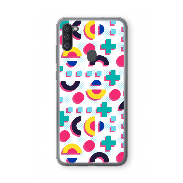 8-bit N°2: Samsung Galaxy A11 Transparant Hoesje