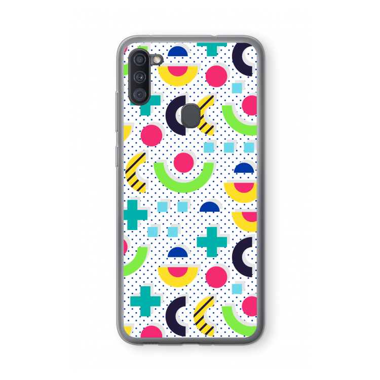 8-bit N°1: Samsung Galaxy A11 Transparant Hoesje