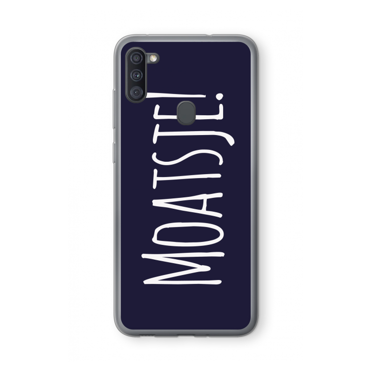 Moatsje!: Samsung Galaxy A11 Transparant Hoesje