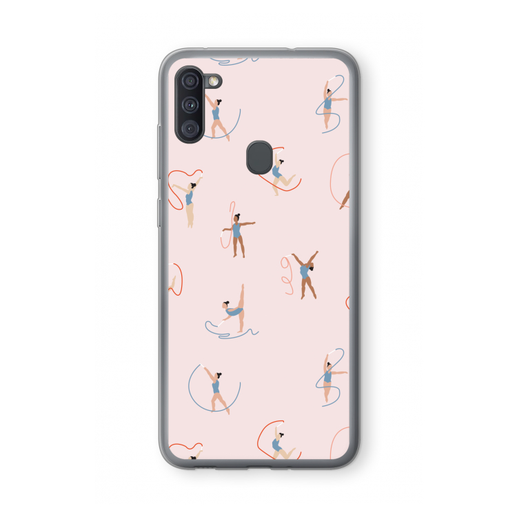 Dancing #3: Samsung Galaxy A11 Transparant Hoesje