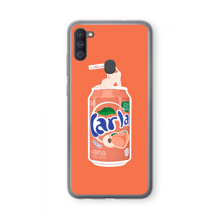 S(peach)less: Samsung Galaxy A11 Transparant Hoesje