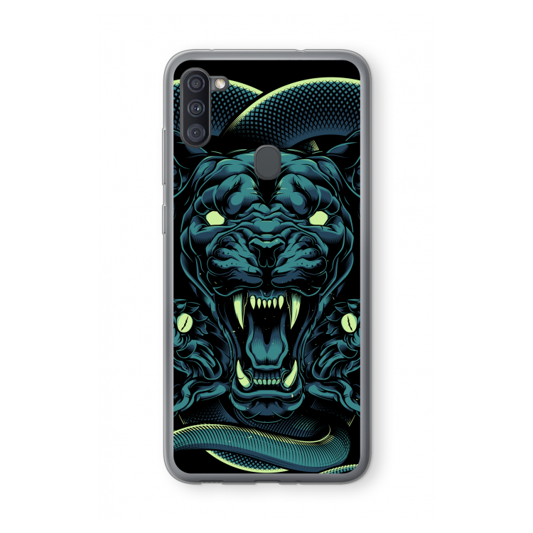 Cougar and Vipers: Samsung Galaxy A11 Transparant Hoesje
