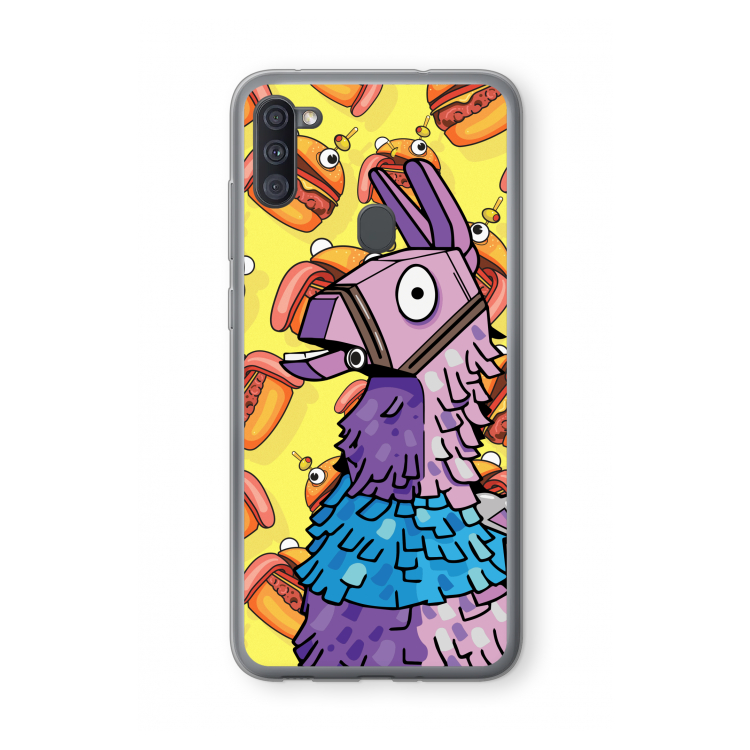Loot Burger: Samsung Galaxy A11 Transparant Hoesje