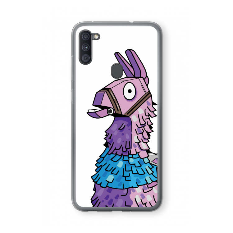Lama: Samsung Galaxy A11 Transparant Hoesje