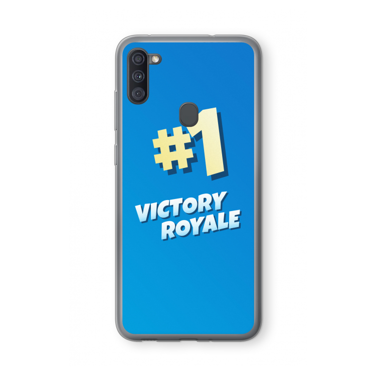 Victory Royale: Samsung Galaxy A11 Transparant Hoesje
