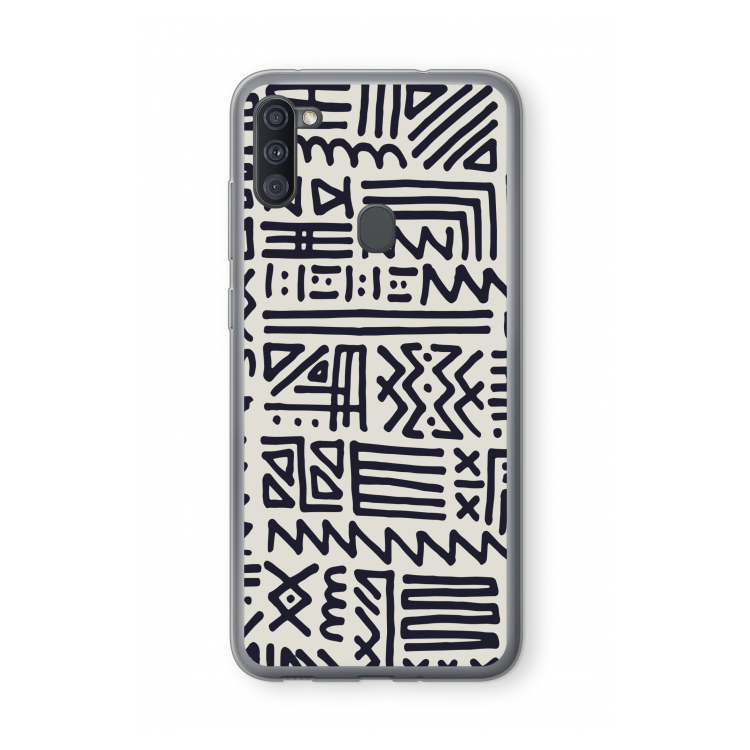 Marrakech print: Samsung Galaxy A11 Transparant Hoesje