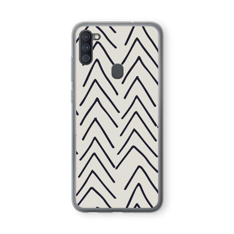 Marrakech Arrows: Samsung Galaxy A11 Transparant Hoesje