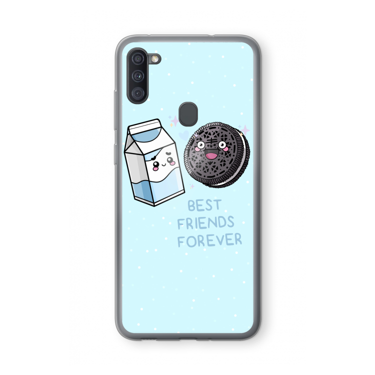 Best Friend Forever: Samsung Galaxy A11 Transparant Hoesje