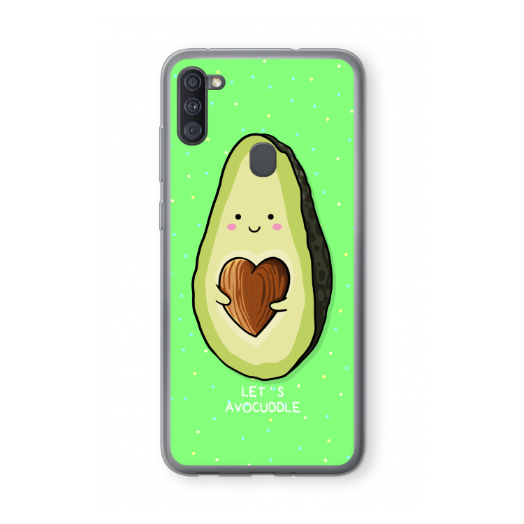 Avocuddle: Samsung Galaxy A11 Transparant Hoesje