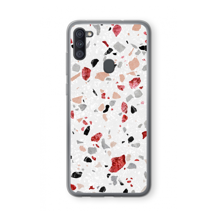 Terrazzo N°12: Samsung Galaxy A11 Transparant Hoesje
